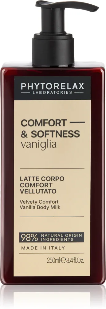 Молочко для тела Phytorelax Laboratories Comfort Softness Vanilla увлажняющее, легко впитывающееся, 250 мл