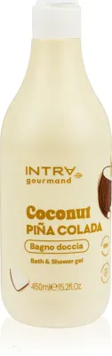 Гель для душа Phytorelax Laboratories Intra Gourmand Coconut Piñacolada увлажняющий, с приятным ароматом, 450 мл