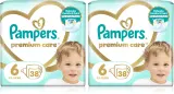 Подгузники Pampers Premium Care Size 6 комплект, 2×38 шт — фото 1