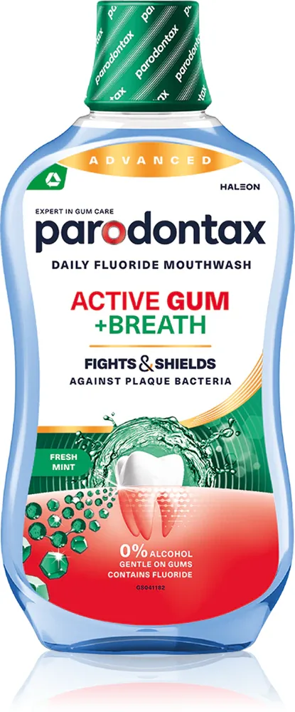Ополаскиватель Parodontax Active Gum Breath от зубного налёта, 500 мл