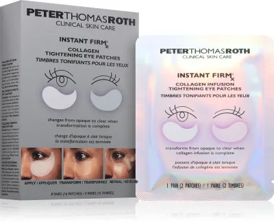 Патчи для глаз Peter Thomas Roth Instant FIRMx Collagen Infusion Tighteneing Eye Patches с коллагеном и кофеином, 8 пар, 1 шт