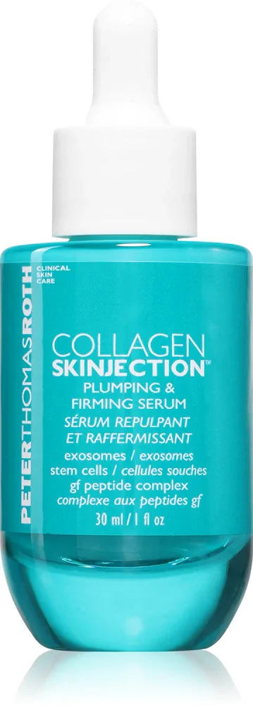 Сыворотка для лица Peter Thomas Roth Collagen Skinjection Plumping Firming Serum с коллагеном, разглаживающая, 30 мл