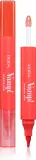 Блеск для губ-маркер PUPA Milano Vamp! Lip Marker Duo стойкий, с высоким блеском, 1,4 мл, оттенок 009 Jelly Coral — фото 1