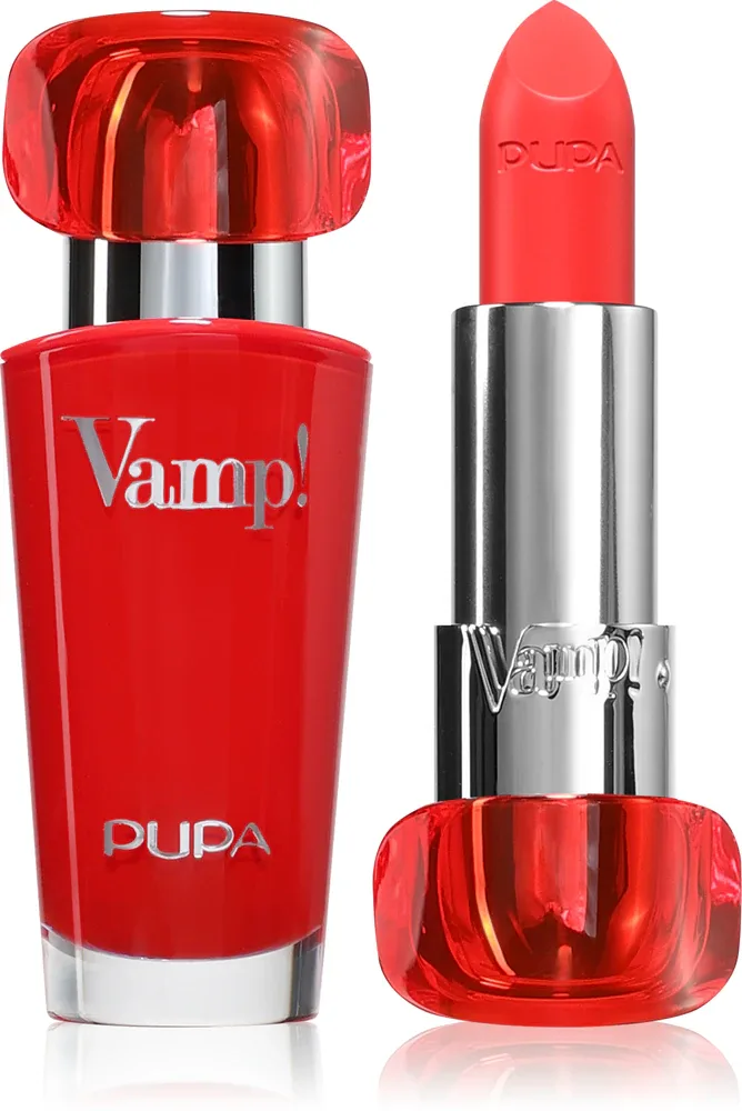 Помада PUPA Milano Vamp! Luminous Lipstick сатиновая, с эффектом увеличения губ, 3,5 г, оттенок 307 Island