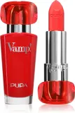 Помада PUPA Milano Vamp! Luminous Lipstick сатиновая, с эффектом увеличения губ, 3,5 г, оттенок 307 Island — фото 1