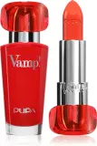 Помада PUPA Milano Vamp! Luminous Lipstick сатиновая, с эффектом увеличения губ, 3,5 г, оттенок 306 Outstanding Orange — фото 1