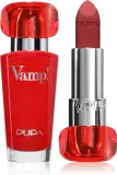 Помада PUPA Milano Vamp! Luminous Lipstick сатиновая, с эффектом увеличения губ, 3,5 г, оттенок 301 Intense Red — фото 1