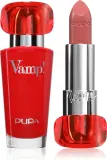 Помада PUPA Milano Vamp! Luminous Lipstick сатиновая, с эффектом увеличения губ, 3,5 г, оттенок 206 Toasted Rose — фото 1