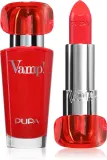 Помада PUPA Milano Vamp! Luminous Lipstick сатиновая, с эффектом увеличения губ, 3,5 г, оттенок 305 True Orange — фото 1