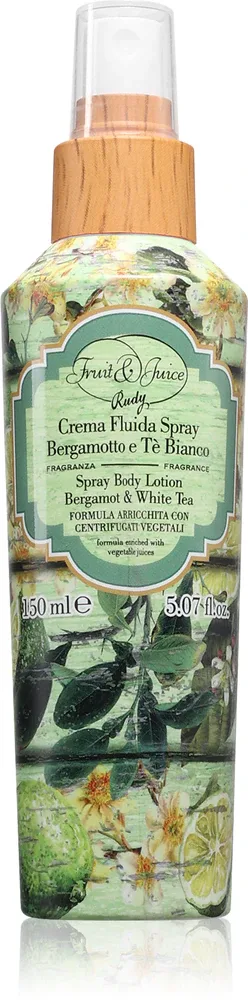 Спрей для тела Rudy - Le Maioliche Bergamotto White Tea, освежающий, 150 мл