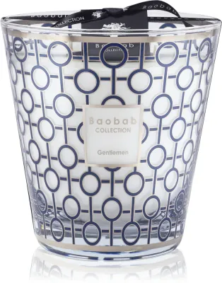 Свеча ароматическая Baobab Collection Gentlemen ручной работы, с четырьмя фитилями