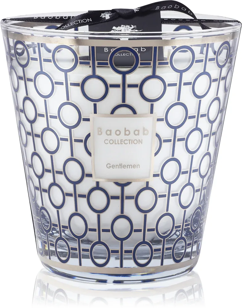 Свеча ароматическая Baobab Collection Gentlemen ручной работы, с четырьмя фитилями