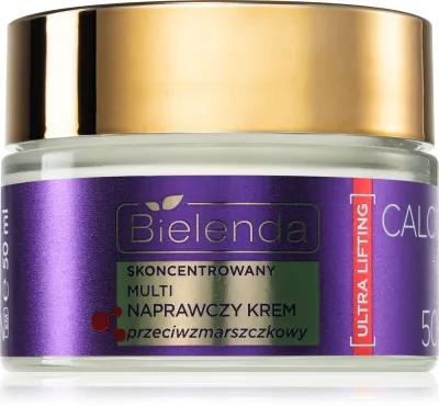 Крем для лица дневной Bielenda Calcium + Q10 Concentrated multi-repair anti-wrinkle cream for the day 50+ против морщин, для зрелой кожи, 50 мл