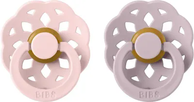 Пустышка BIBS Boheme Natural Rubber Size 2: 6+ months из натурального каучука, для детей старше 6 месяцев, 2 шт