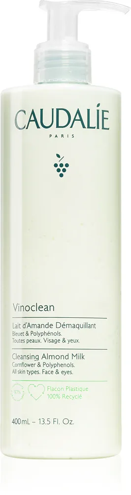 Молочко для снятия макияжа Caudalie Vinoclean для лица и глаз, для любого типа кожи, 400 мл