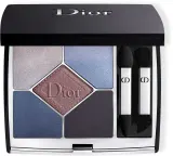 Палетка теней для век DIOR Diorshow 5 Couleurs Couture Velvet Limited Edition лимитированная, стойкая, 7 г, оттенок 189 Blue Velvet — фото 1