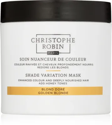 Маска для волос Christophe Robin Shade Variation Mask для окрашенных и осветлённых волос, нейтрализует оранжевые подтоны, 250 мл
