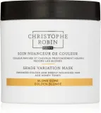 Маска для волос Christophe Robin Shade Variation Mask для окрашенных и осветлённых волос, нейтрализует оранжевые подтоны, 250 мл, оттенок Golden Blond — фото 1