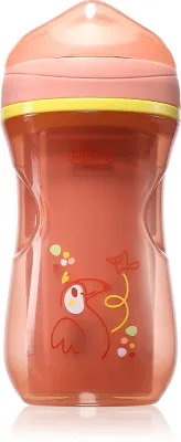 Кружка-поильник Chicco Active Cup 14m+ детская, с ручками, обучающая, 1 шт