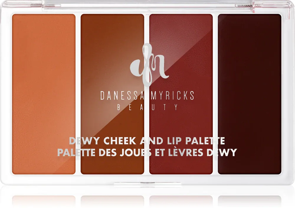 Палетка для лица и губ Danessa Myricks Beauty Dewy Cheek Lip Palette многофункциональная, 25 г, оттенок Dew It Undercover
