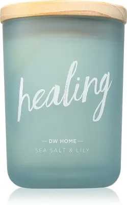 Свеча ароматическая DW Home Zen Healing свежий пудровый аромат, в стеклянной ёмкости, 213 г