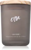 Свеча ароматическая DW Home Zen Om с нотами ладана и сандала, воск ручной заливки, 221 г — фото 1