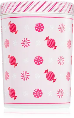 Свеча ароматическая DW Home Scene Stripes Peppermint Swirls свежий аромат, с двумя фитилями, 431 г