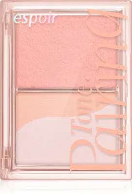 Румяна для лица espoir Tone Pairing Cheek палетка из трёх оттенков, с хайлайтером, 9 г