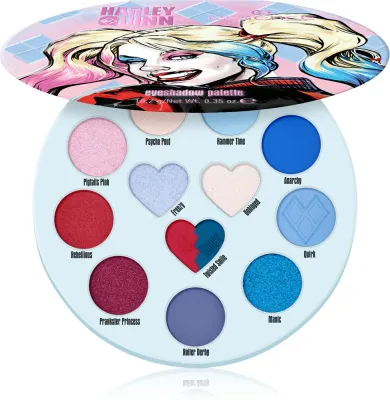 Палетка теней для век essence Harley Quinn матовые и блестящие оттенки, 10,2 г