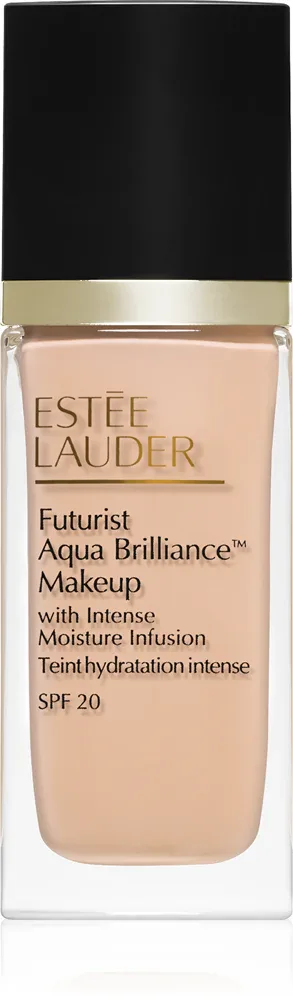 Estée Lauder Futurist Aqua Brilliance™ Makeup SPF 20 - Тональный флюид Estee Lauder Futurist Aqua Brilliance Makeup SPF 20 сияющий финиш, среднее и полное покрытие, 30 мл, 30 мл, оттенок 4C0 Cool Cashmere