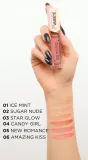 Блеск для губ Eveline Cosmetics Variete Cooling Kisses увлажняющий, с эффектом объёма, 6,8 мл, оттенок 03 Star Glow — фото 4