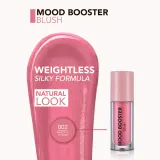 Румяна для лица flormar Mood Booster Blush жидкие, с эффектом сияния, стойкие, 4 мл, оттенок 002 Immortal Flowe — фото 3
