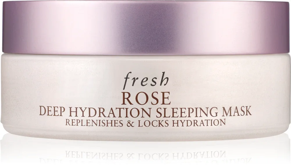 Ночная маска для лица fresh Rose Deep Hydration Sleeping Mask двухэтапная, увлажняющая, 70 мл