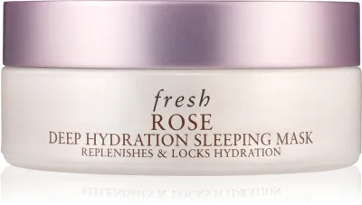 Ночная маска для лица fresh Rose Deep Hydration Sleeping Mask двухэтапная, увлажняющая, 70 мл