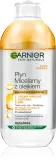 Мицеллярная вода Garnier Skin Naturals двухфазная 3 в 1, снимает водостойкий макияж, 400 мл — фото 1