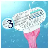 Бритва женская Gillette Venus Sensitive 3 лезвия, с увлажняющей полоской с алоэ, 3 шт — фото 2