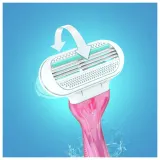 Бритва женская Gillette Venus Sensitive 3 лезвия, с увлажняющей полоской с алоэ, 3 шт — фото 4