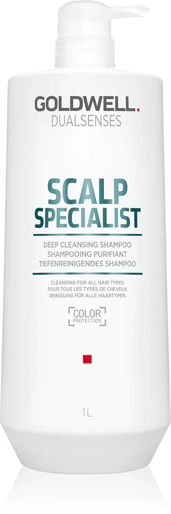 Шампунь для волос Goldwell Dualsenses Scalp Specialist глубоко очищающий, для жирной кожи головы, 1000 мл