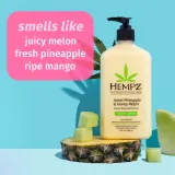 Молочко для тела HEMPZ Sweet Pineapple Honey Melon увлажняющее, с маслом ши, 500 мл — фото 2