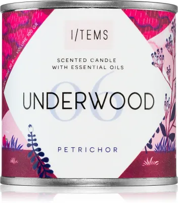 Свеча ароматическая I/TEMS Artist Collection 06 / Underwood древесная, ручной работы, 100 г