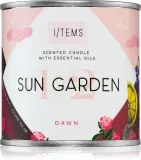 Свеча ароматическая I/TEMS Artist Collection 1/2 Sun Garden цветочная, ручной работы, 100 г — фото 1