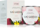 Свеча ароматическая I/TEMS Artist Collection 1/2 Sun Garden цветочная, ручной работы, 100 г — фото 2