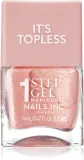 Лак для ногтей Nails Inc. It’s Topless стойкий, увлажняющий, 14 мл, оттенок Remi Nude Shimmer — фото 1