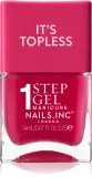 Лак для ногтей Nails Inc. It’s Topless стойкий, увлажняющий, 14 мл, оттенок Gracie Guava Red — фото 1