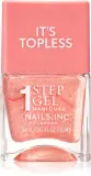 Лак для ногтей Nails Inc. It’s Topless стойкий, увлажняющий, 14 мл, оттенок Millie Peach Iridescent — фото 1