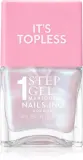 Лак для ногтей Nails Inc. It’s Topless стойкий, увлажняющий, 14 мл, оттенок Kat Baby Pink Iridescent — фото 1