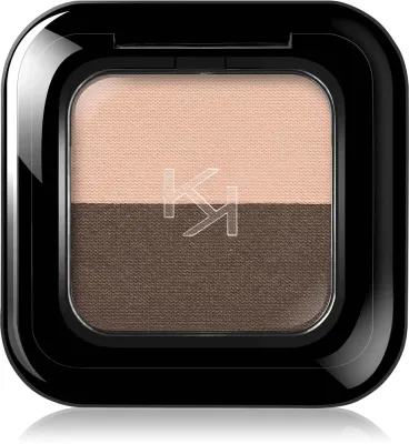 Палетка теней для век KIKO Milano Bright Duo прессованные, матовые