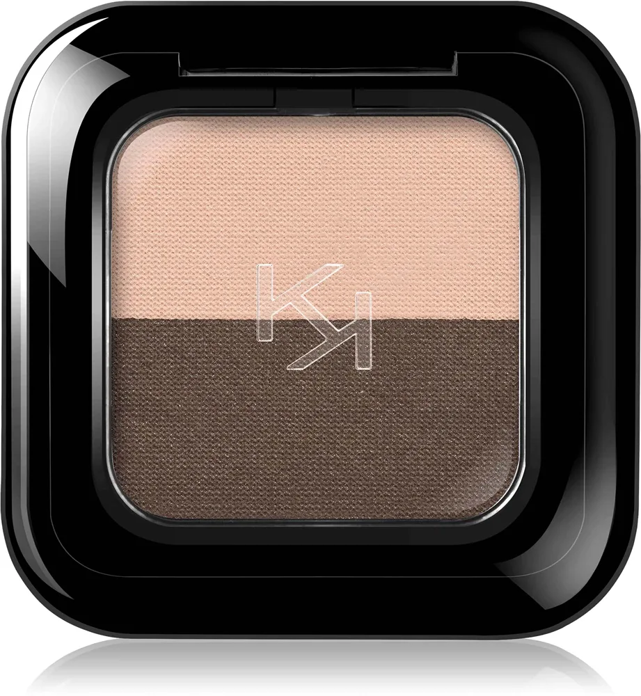 Палетка теней для век KIKO Milano Bright Duo прессованные, матовые, оттенок 1 г