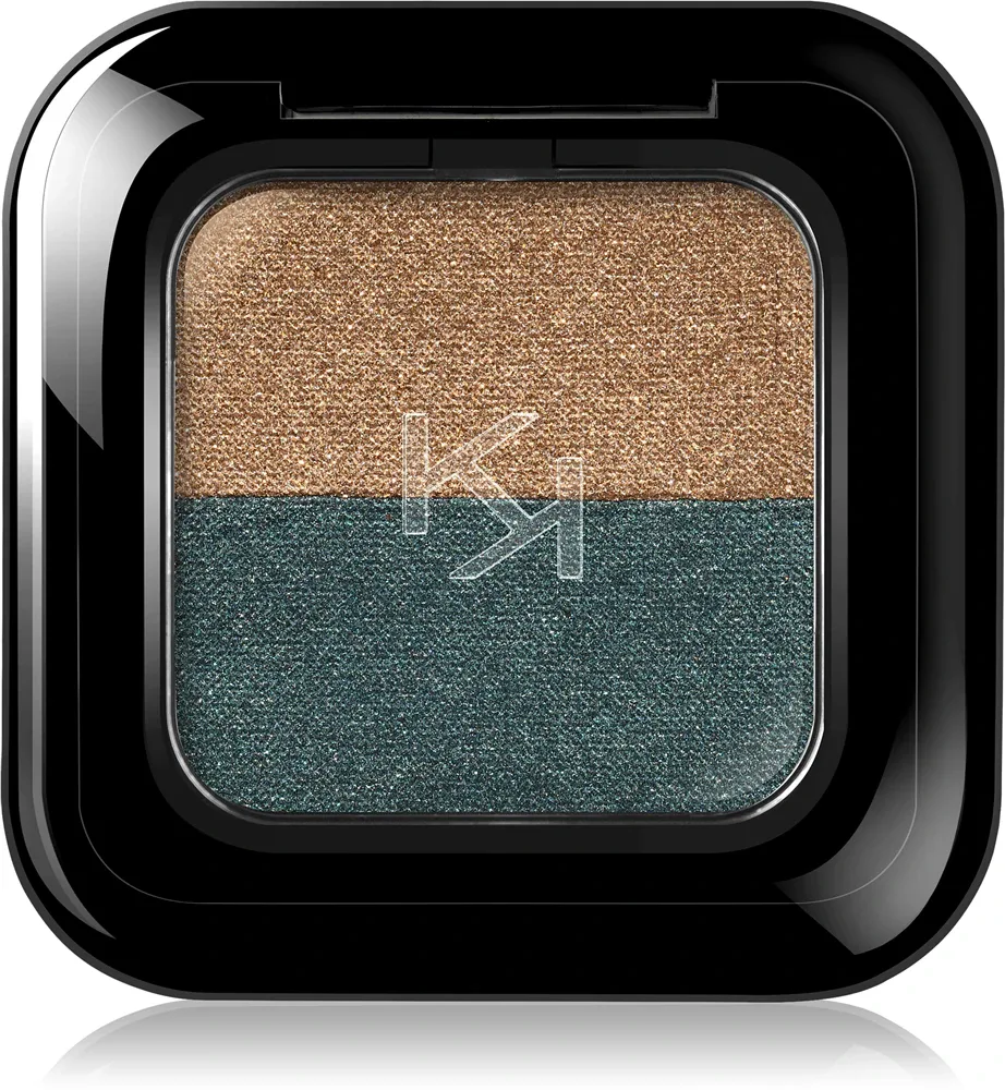 Палетка теней для век KIKO Milano Bright Duo прессованные, матовые, оттенок 15