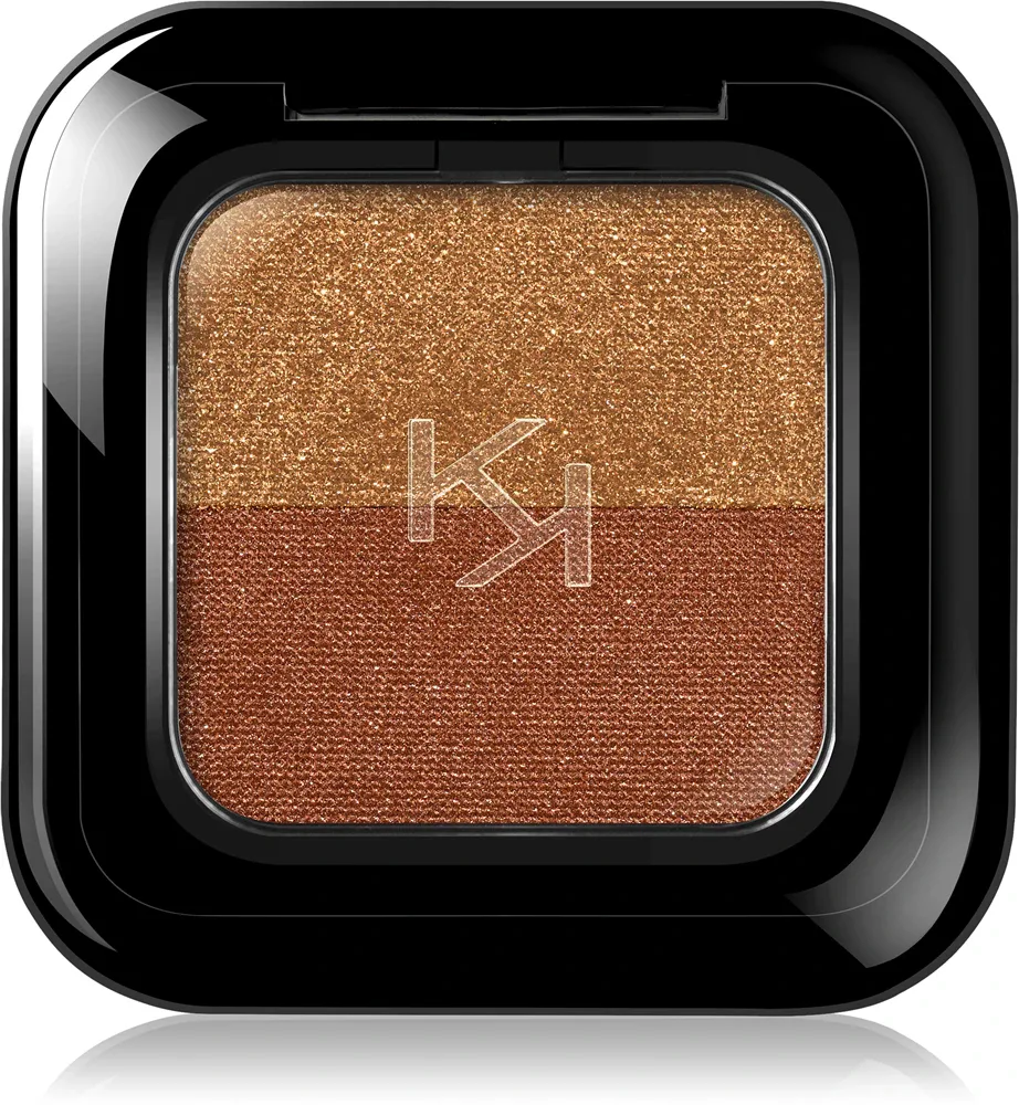 Палетка теней для век KIKO Milano Bright Duo прессованные, матовые, оттенок 14
